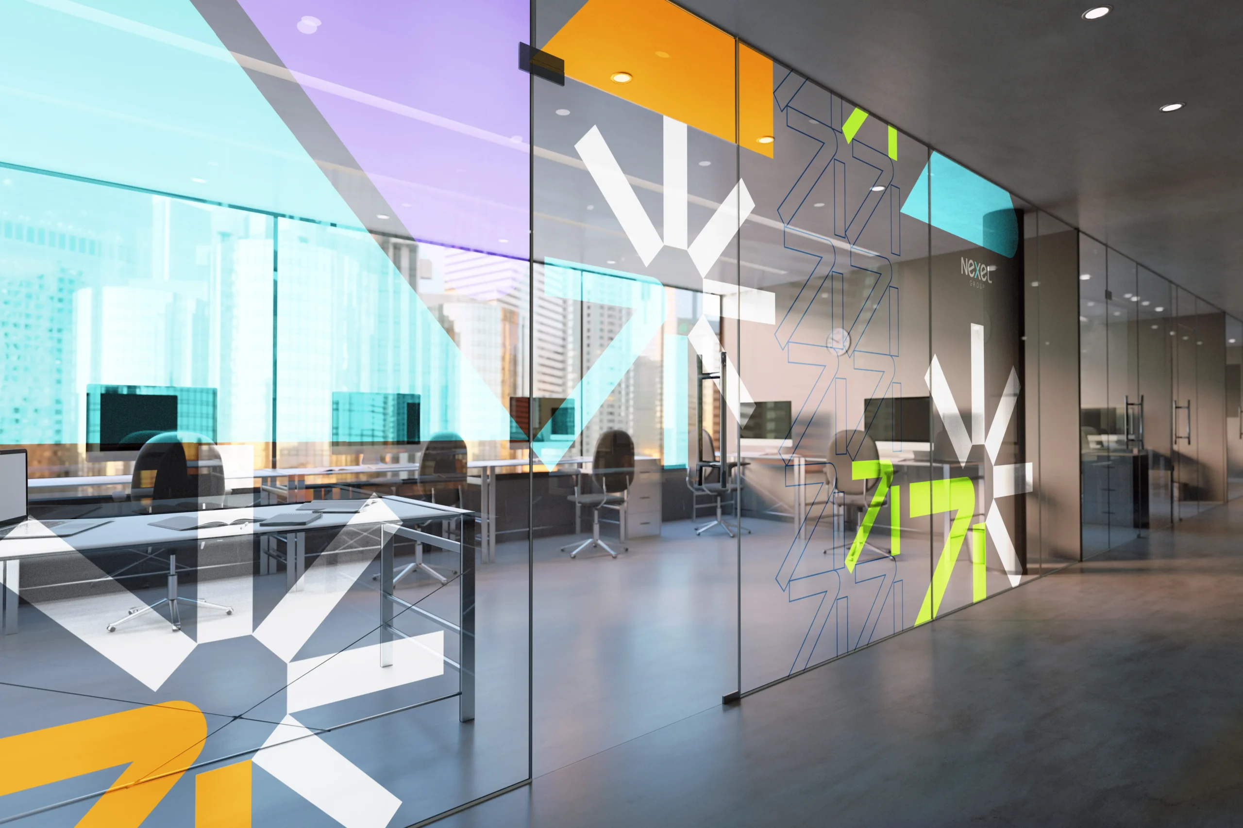 Nexel branded collaborative office